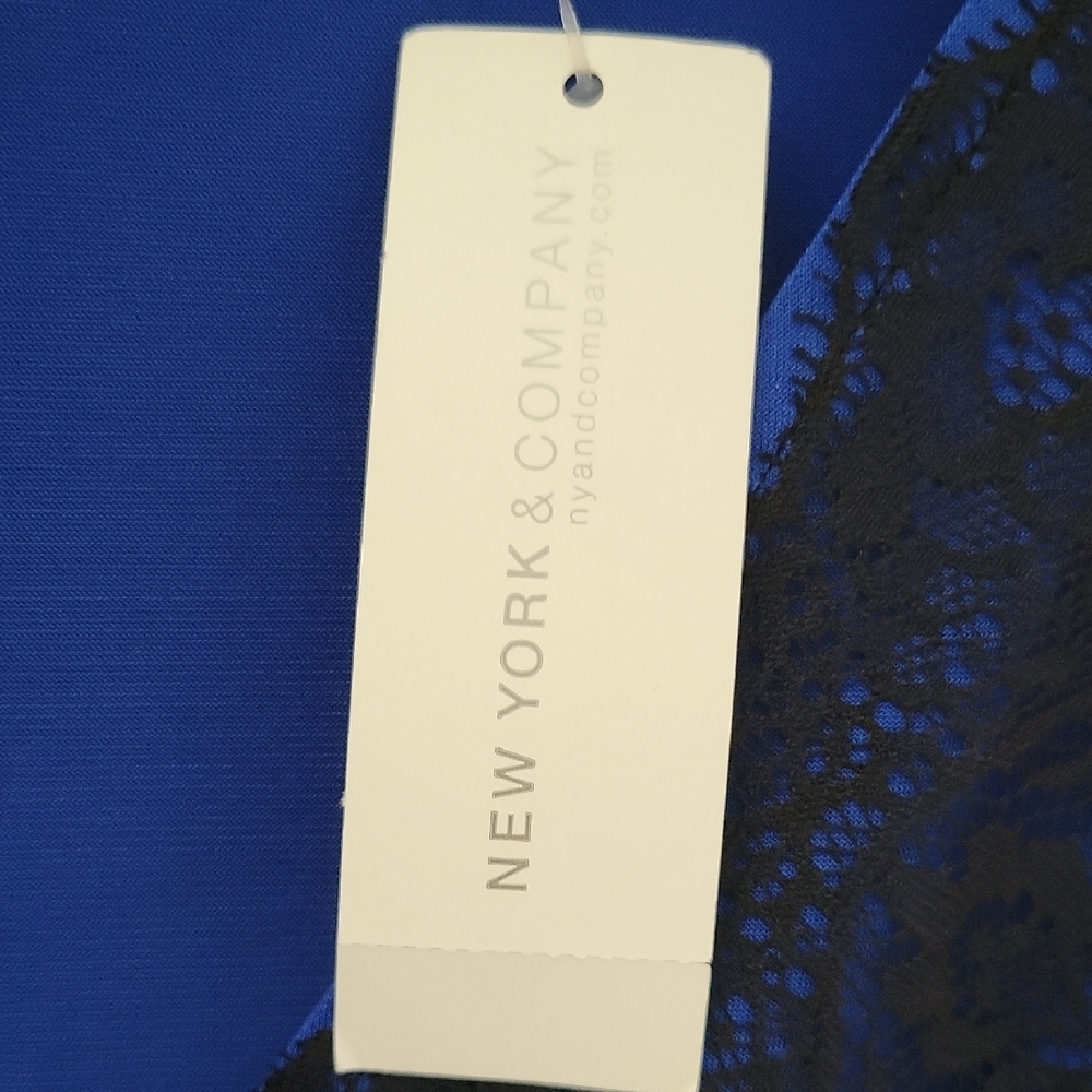 New York & Company BNWT Blue Tank Top - Picture 5 of 7